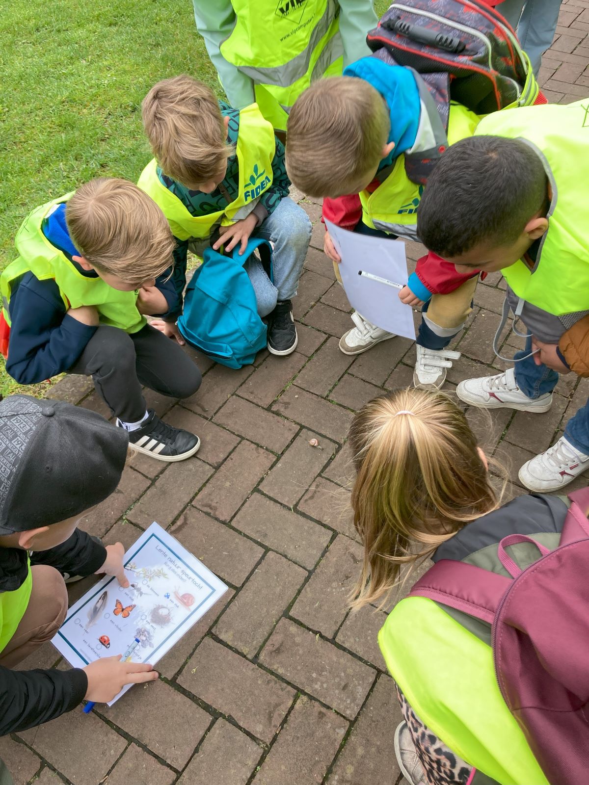 Lentewandeling eerste leerjaar