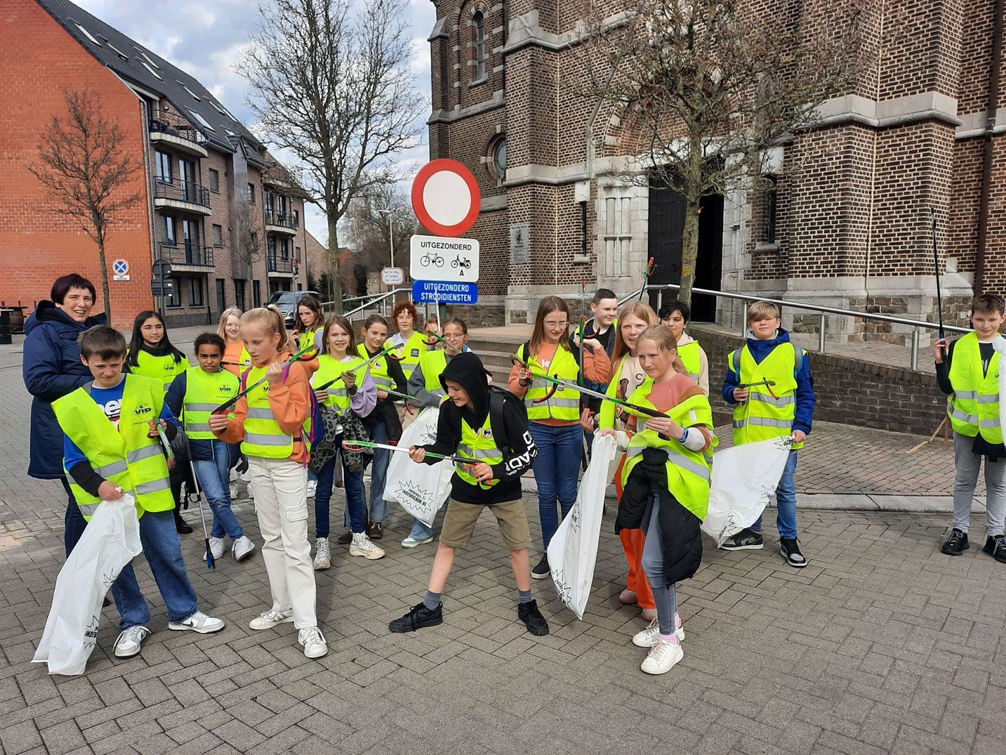 Zwerfvuilactie 6e leerjaar